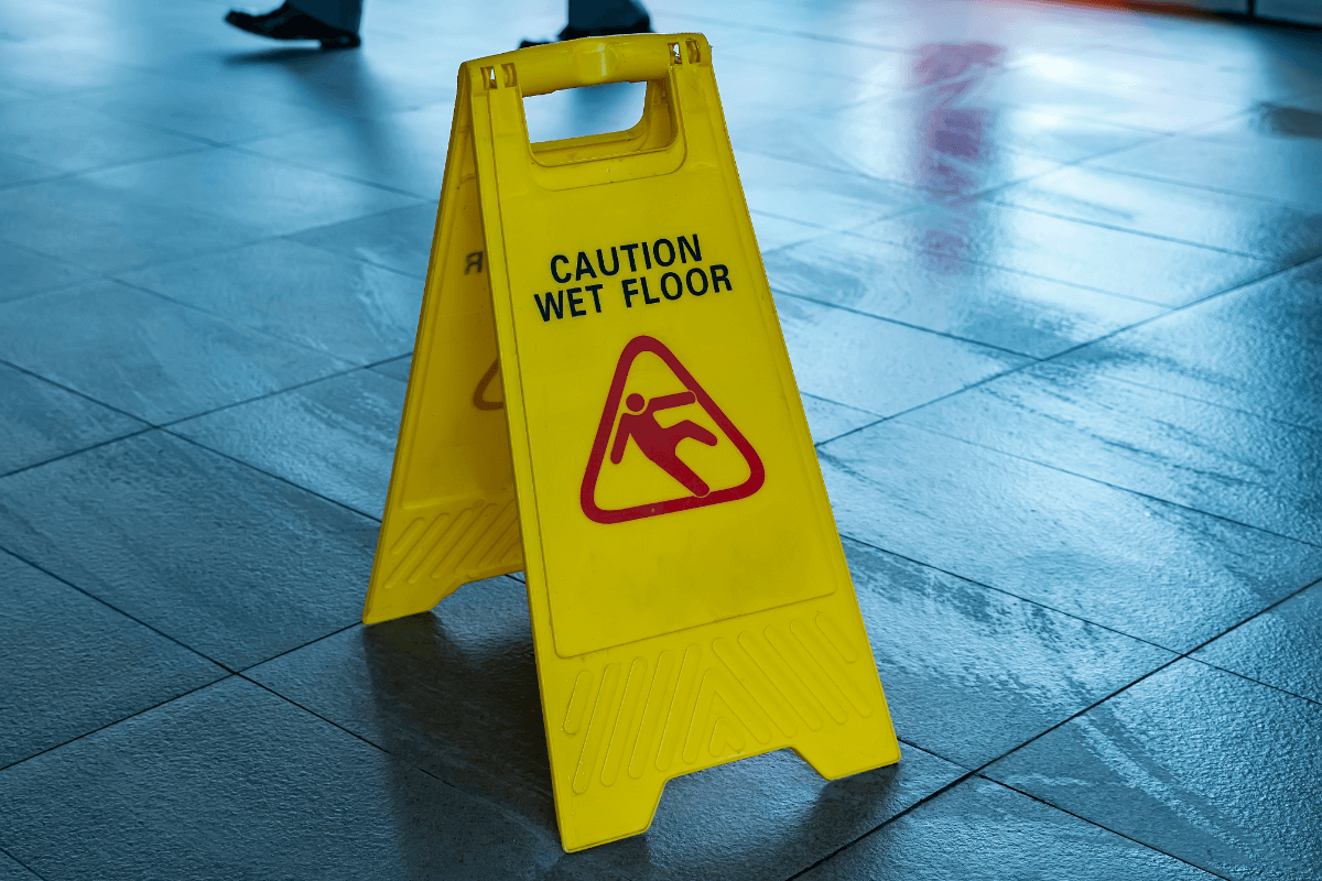 are wet signs required by law